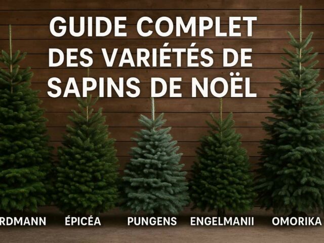 Guide complet des variétés de sapins de Noël : Nordmann, Épicéa, Pungens… Lequel choisir ?