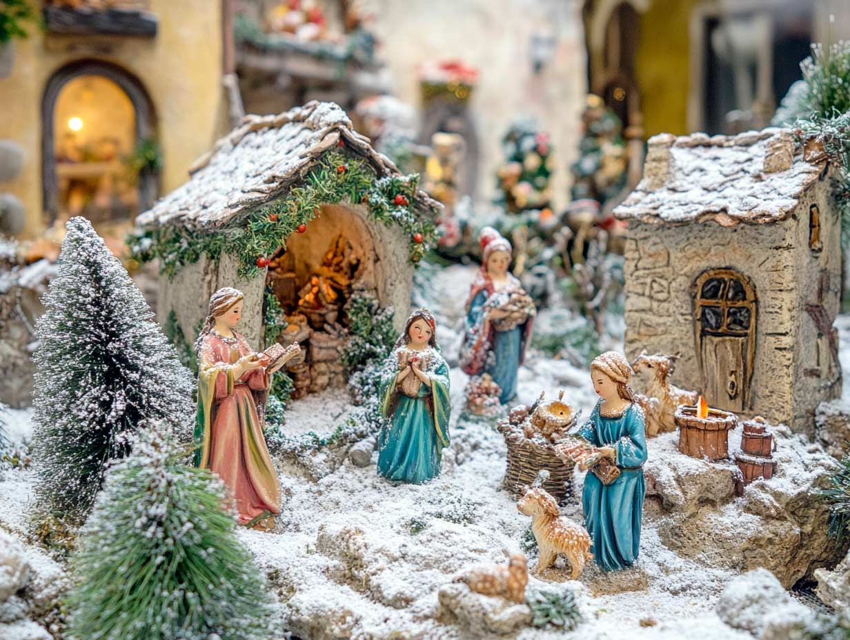 noel en provence entre santons et sapins