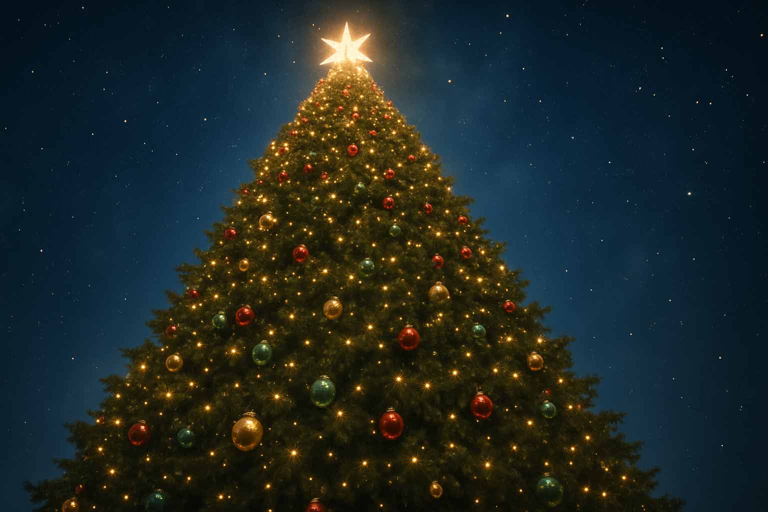 plus grand sapin de noel du monde