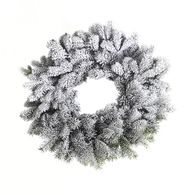 Couronne floquée 50cm