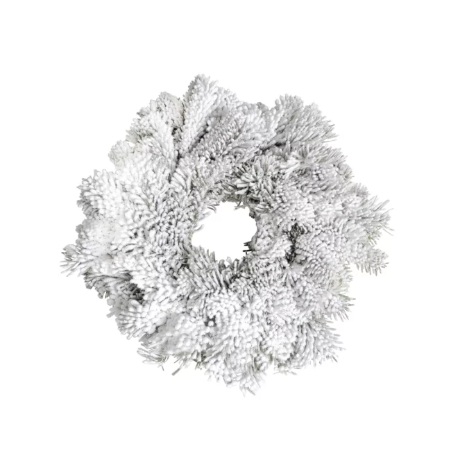 couronne floquée 35cm