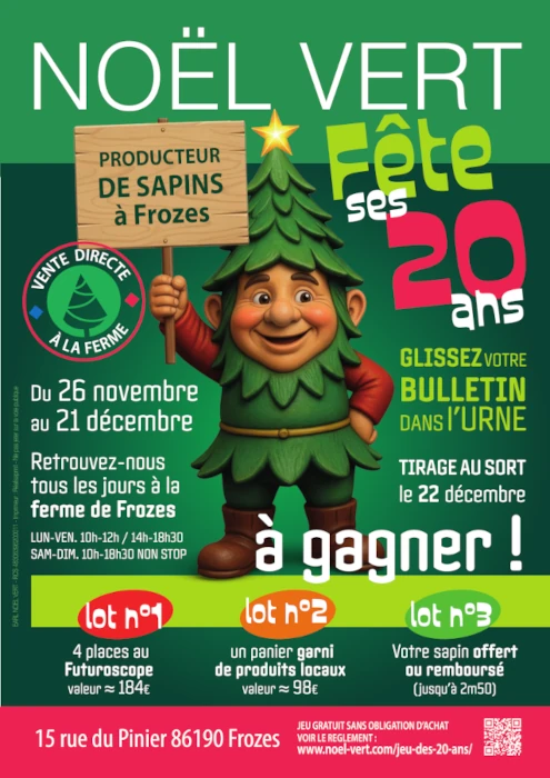 20 ans de NOEL VERT